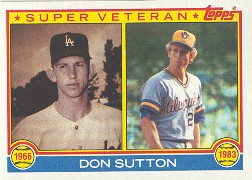 1983 Topps      146     Don Sutton SV
